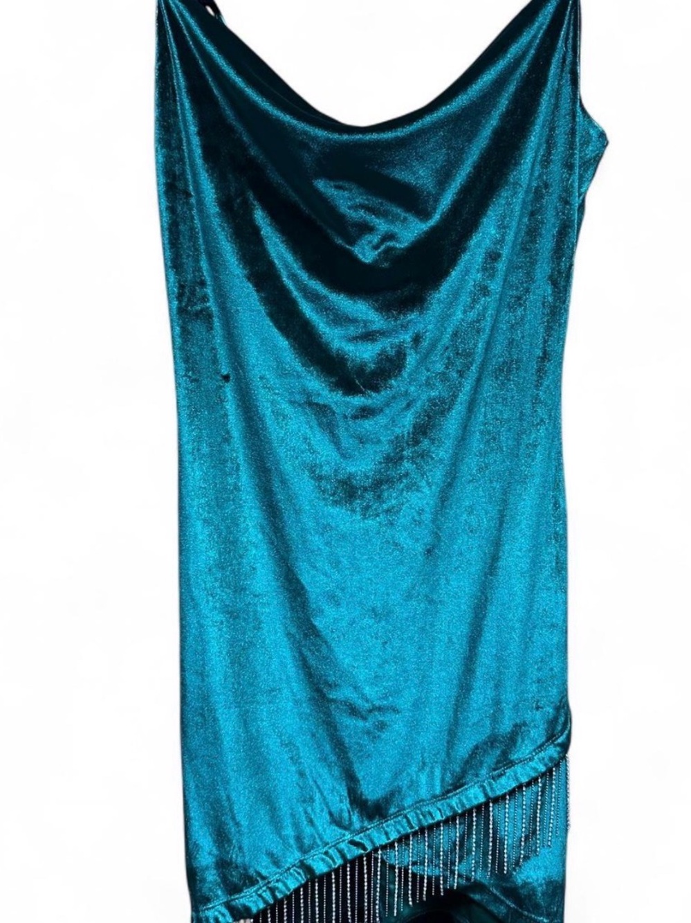 Inspired Hearts Emerald Green Satin Dress